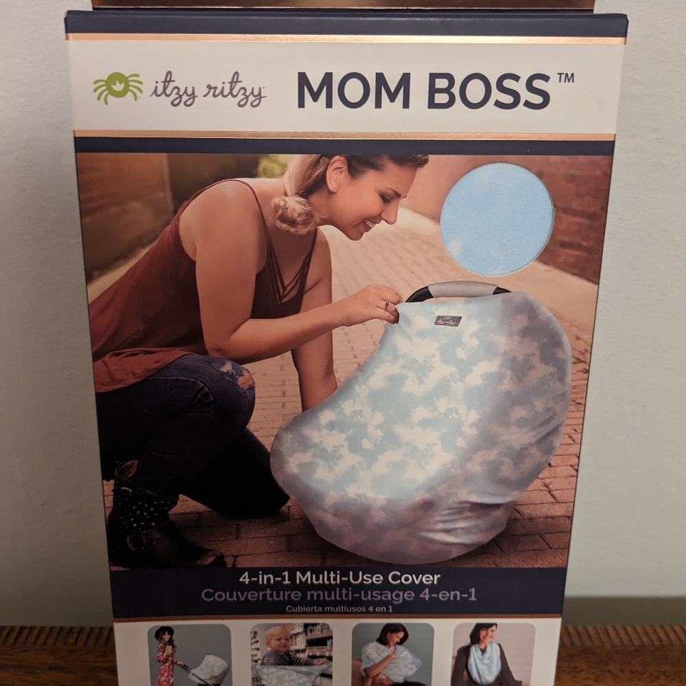 Itzy Ritzy Mom Boss Multi Use Cover and Scarf